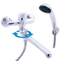 Смеситель для ванны Rav Slezak Sazava SA057.5/1 универсальный Хром — фото 1, Смесители