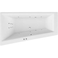 Акриловая ванна Excellent Sfera Slim 170x100 L WAEX.SFL17S.LINE.CR с гидромассажем — фото 1, Ванны