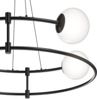 Подвесной светильник Maytoni Modern Balance MOD317PL-04B Белый Черный — фото 2, Подвесные светильники