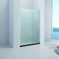 Душевая дверь Black&White Stellar Wind S218 100 2181000 профиль Хром стекло прозрачное — фото 2, Душевые двери в нишу