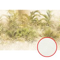 Товар: Фреска Ortograf Oasis 32727 Фактура флок FLK Флизелин (4*2,7) Бежевый/Зеленый, Листья/Геометрия - фото 1 Фреска Ortograf Oasis 32727 Фактура флок FLK Флизелин (4*2,7) Бежевый/Зеленый, Листья/Геометрия — фото 1, Фрески