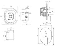 Смеситель для душа Ravak Chrome CR 065.00 X070056 Хром — фото 7, Смеситель для душа