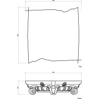 Капитель Европласт 1.11.003 392x170x392 мм — фото 2, Колонны