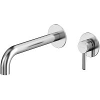 Смеситель для раковины Whitecross Y brushed nickel Y1215NIB Брашированный никель — фото 1, Смесители