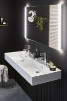 Товар: Раковина Jacob Delafon Vivienne 120 EXBL112-00 двойная Белая - фото 2 Раковина Jacob Delafon Vivienne 120 EXBL112-00 двойная Белая — фото 2, Раковины подвесные