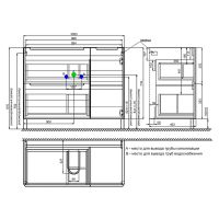 Тумба с раковиной Iddis Edifice 100 EDI10WFi95K Белая — фото 11, Тумбы с раковиной