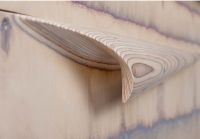 Тумба под раковину Clarberg Papyrus Wood 100 Pap-w.01.10/LIGHT подвесная Светлое дерево — фото 10, Тумбы под раковину