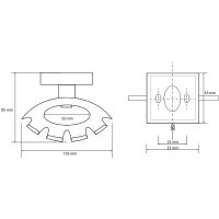 Держатель для зубных щеток Bemeta Beta Хром арт-132110032 — фото 2, Стаканы для зубных щеток