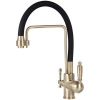 Смеситель для кухни Viko V-5613 Бронза Черный — фото 1, Смесители для кухни