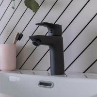 Смеситель для раковины Aquanet Static AF330-10B Черный матовый арт-261820 — фото 3, Смесители для раковины