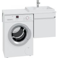 Тумба под раковину СанТа Марс 110 700314 подвесная Белая — фото 1, Тумбы под раковину