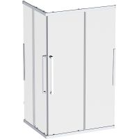 Душевой уголок AM.PM Func 120x90 W84G-403-12090-MТ профиль Хром матовый стекло прозрачное — фото 1, Прямоугольные душевые уголки