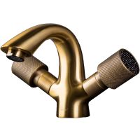 Смеситель для раковины Boheme Royal Cristal 311-Royal/CRSTBlack Бронза — фото 1, Смесители