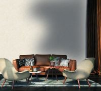 Обои Yasham Echo S-21550-3 Винил на флизелине (1,06*10,05) Бежевый, Геометрия/Штукатурка — фото 3, Обои для стен