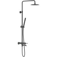 Душевая система Damixa Scandinavian Pure 936740300 Черная матовая — фото 1, Душевое оборудование. Душевая программа