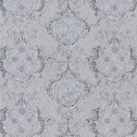 Обои Decori-Decori Amore 82830 Винил на флизелине (1,06*10,05) Серый, Вензель — фото 1, Обои для стен