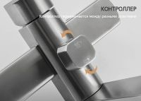 Смеситель для ванны Frap H805 F22805 универсальный Нержавеющая сталь — фото 3, Смеситель для ванны