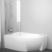 Товар: Шторка на ванну Ravak Chrome CVSK1 Rosa 140/150 L 7QLM0C00Y1 профиль Хром стекло Transparent - фото 1 Шторка на ванну Ravak Chrome CVSK1 Rosa 140/150 L 7QLM0C00Y1 профиль Хром стекло Transparent — фото 1, Шторки для ванной распашные
