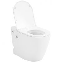 Унитаз Abber Bequem AC1115P приставной с сиденьем Микролифт — фото 4, Умные унитазы