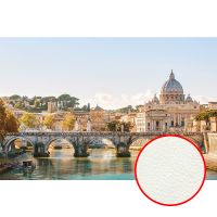 Фреска Ortograf Городской пейзаж 4870 Фактура флок FLK Флизелин (4,1*2,7) Бежевый/Голубой, Город/Пейзаж — фото 1, Фрески