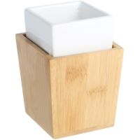 Стакан для зубных щеток Fixsen Wood FX-110-3 Белый — фото 1, Стаканы для зубных щеток