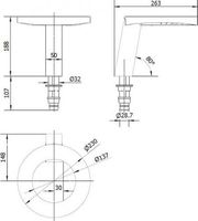 Сушилка для рук со смесителем и дозатором для жидкого мыла Nofer Concept Матовая нержавеющая сталь арт-01901.S — фото 4, Диспенсеры для жидкого мыла