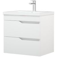 Тумба под раковину Corozo Теона 60 Z2 SD-00001672 подвесная Белая — фото 3, Мебель для ванной