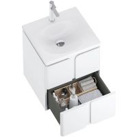 Тумба под раковину Ravak SD Balance 60 X000001367 подвесная Белая Графит — фото 9, Тумбы под раковину