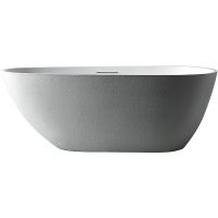 Ванна из искусственного камня Abber Dortmund 170x75 AM9911 Белая без гидромассажа — фото 2, Ванны из искусственного камня