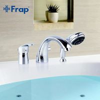 Смеситель на борт ванны Frap H21 F1121 Хром — фото 2, Смесители