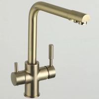 Товар: Смеситель для кухни Frap H52 F4352-3 Сатин золотой - фото 2 Смеситель для кухни Frap H52 F4352-3 Сатин золотой — фото 2, Смесители