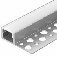 Профиль алюминиевый Arlight 023894 встраиваемый для контурной подсветки Серебристый — фото 1, Профили для светодиодных лент