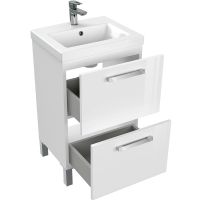 Товар: Тумба под раковину Cersanit Melar 50 64127 подвесная Белая - фото 4 Тумба под раковину Cersanit Melar 50 64127 подвесная Белая — фото 4, Мебель для ванной