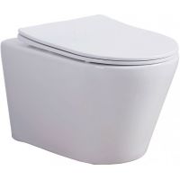 Унитаз Esbano Clavel ESUPCLAVW подвесной Белый глянцевый с сиденьем Микролифт — фото 1, Подвесные унитазы