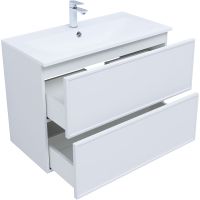 Товар: Тумба под раковину Aquanet Арт 90 313256 подвесная Белая матовая - фото 3 Тумба под раковину Aquanet Арт 90 313256 подвесная Белая матовая — фото 3, Мебель для ванной