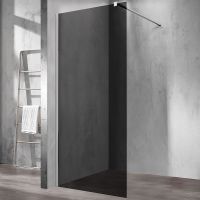 Душевая перегородка Vincea Walk-In 80 VSW-1H800CG профиль Хром стекло тонированное — фото 1, Душевые перегородки