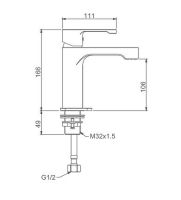 Смеситель для раковины Gappo G02-8 G1002-8 Белый Хром — фото 7, Смесители для раковины