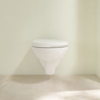 Унитаз Villeroy&Boch O.Novo 5688H101 подвесной с сиденьем Микролифт — фото 4, Подвесные унитазы