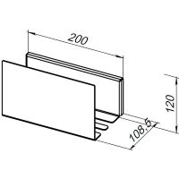 Металлическая полка Aquanet Магнум 20 Черная матовая арт-274190 — фото 4, Полки для ванной и душа