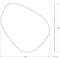 Товар: Зеркало Evoform Primary 70х70 BY 0115 со шлифованной кромкой - фото 7 Зеркало Evoform Primary 70х70 BY 0115 со шлифованной кромкой — фото 7, Мебель для ванной