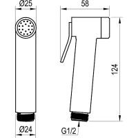 Товар: Гигиенический душ Ravak X07P641 Хром - фото 2 Гигиенический душ Ravak X07P641 Хром — фото 2, Гигиенические души