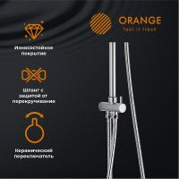 Товар: Душевая система Orange O-Shower OW04 Хром - фото 10 Душевая система Orange O-Shower OW04 Хром — фото 10, Душевое оборудование. Душевая программа