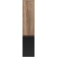 Товар: Шкаф пенал Brevita Dakota 35 L DAK-050350-19/02Л Черный кварц Дуб Галифакс олово - фото 6 Шкаф пенал Brevita Dakota 35 L DAK-050350-19/02Л Черный кварц Дуб Галифакс олово — фото 6, Мебель для ванной