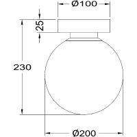 Настенный светильник Maytoni Modern Basic form MOD321WL-01W1 Белый — фото 3, Бра