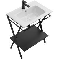 Товар: Консоль под раковину Kerama Marazzi Piano Next 65 PIA.N.65\BLK Черная матовая - фото 2 Консоль под раковину Kerama Marazzi Piano Next 65 PIA.N.65\BLK Черная матовая — фото 2, Мебель для ванной