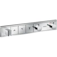 Смеситель для душа Hansgrohe RainSelect 15356000 с термостатом Хром — фото 1, Смесители