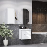 Товар: Подвесной шкаф Aquaton Оливия 35 L 1A254703OL01L Белый матовый - фото 3 Подвесной шкаф Aquaton Оливия 35 L 1A254703OL01L Белый матовый — фото 3, Мебель для ванной