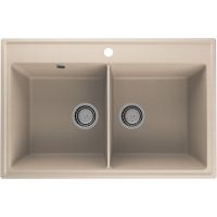 Кухонная мойка Ulgran Quartz Ruma 780-03 Десерт — фото 1, Кухонные мойки