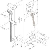 Товар: Комплект смесителей AM.PM Sunny F40985C00 Хром - фото 4 Комплект смесителей AM.PM Sunny F40985C00 Хром — фото 4, Готовые комплекты для ванной комнаты