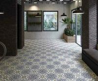 Керамогранит Etili Seramik Bursa Blue Pre-cut 45x45 см — фото 2, Керамогранит